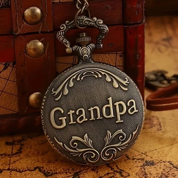 Vintage Style Grandpa Pocket Watch - Picture 5 of 9